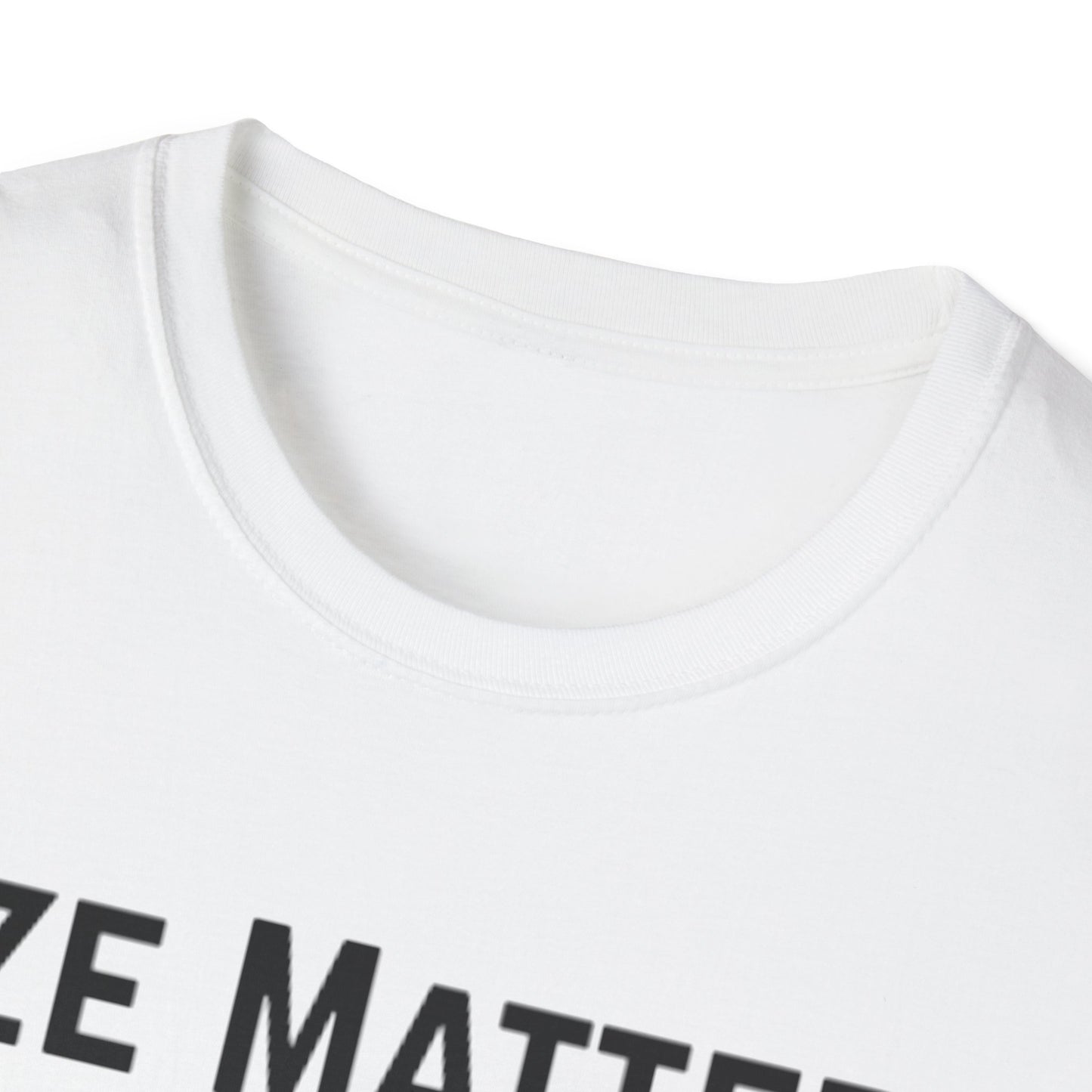 Fish Size Matters Unisex T-Shirt