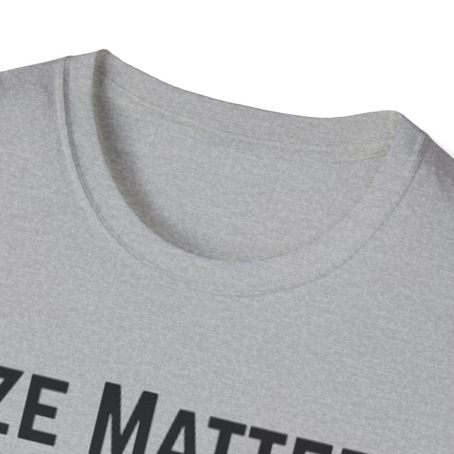 Fish Size Matters Unisex T-Shirt